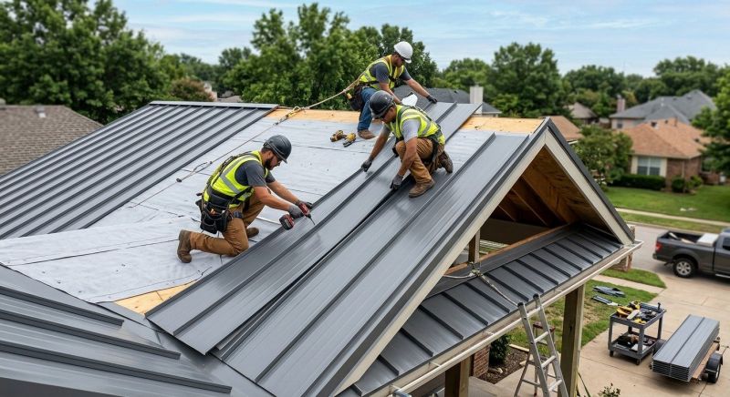 Aluminum Roof Installation in Davisburg, MI