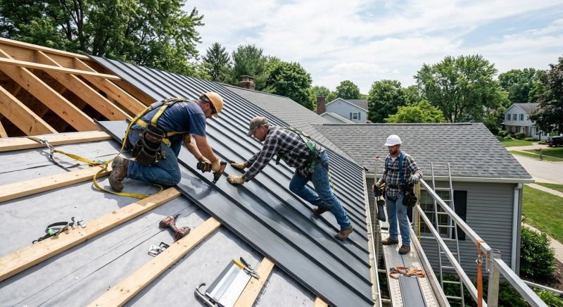 Aluminum Roof Installation in Mount Clemens, MI