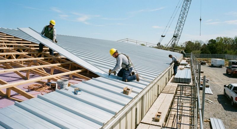 Aluminum Roof Installation in Mount Clemens, MI