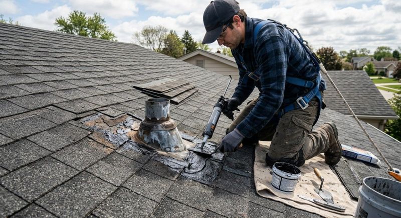 Asphalt Roof Leak Repair in Farmington, MI