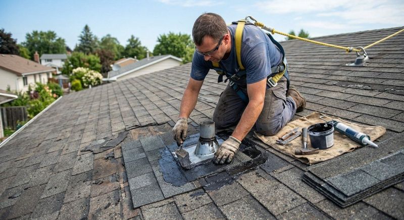 Asphalt Roof Leak Repair in Imlay City, MI