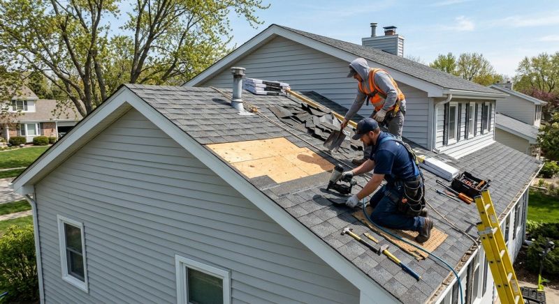 Asphalt Roof Repair in Lake Orion, MI