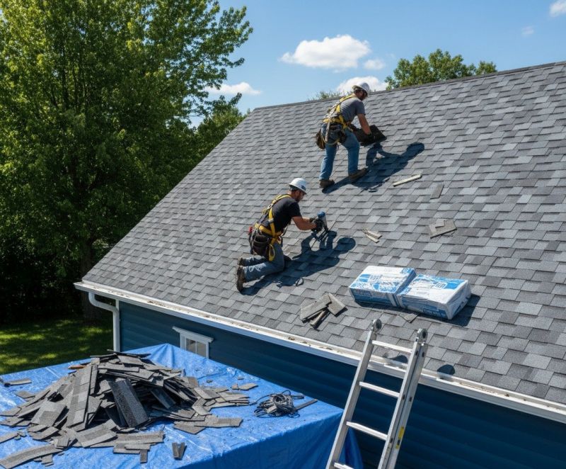 Asphalt Roof Replacement in Birmingham, MI