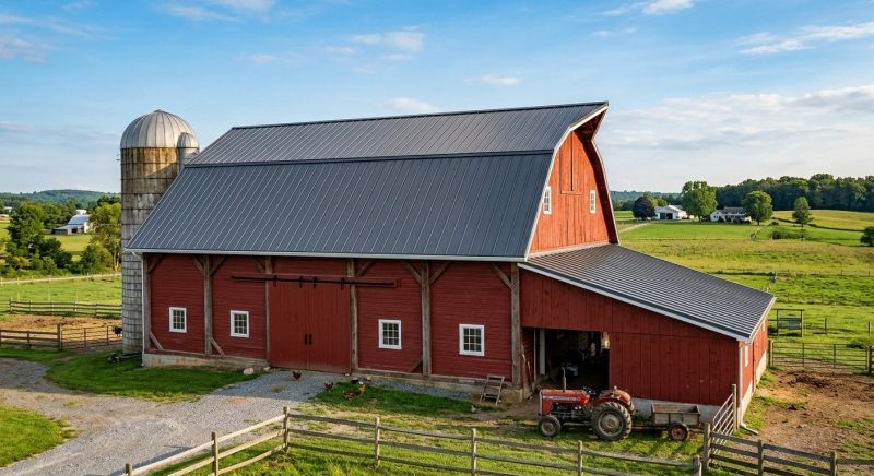 Barn Roof Replacement in Dryden, MI