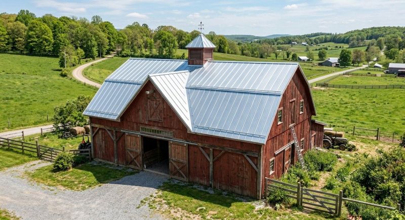 Barn Roof Replacement in Oxford, MI