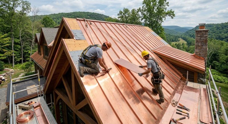 Copper Roof Installation in Lake Orion, MI