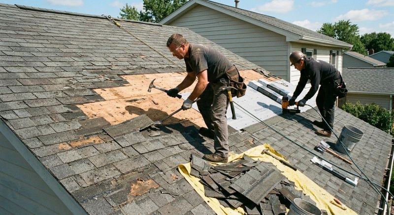 Damaged Roof Repair in Fenton, MI
