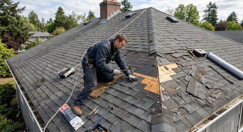 Damaged Roof Repair in Metamora, MI