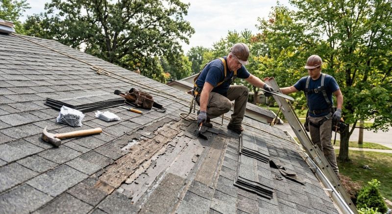Damaged Roof Repair in Utica, MI