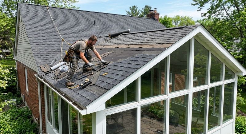 Damaged Roof Replacement in Clinton Township, MI