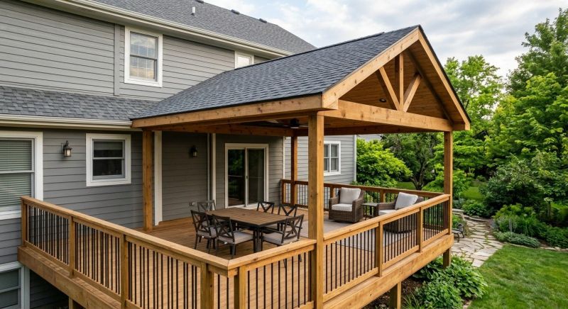 Deck Roof Construction in Lake Orion, MI