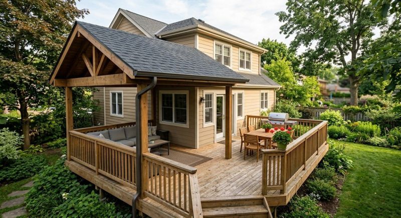 Deck Roof Construction in Lake Orion, MI