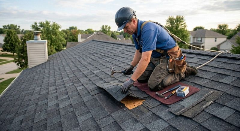 Hip Roof Shingle Repair in Lake Orion, MI