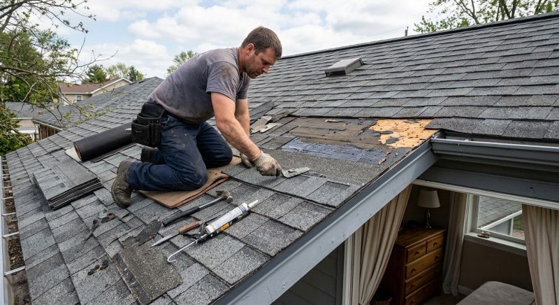 House Roof Repair in Milford, MI