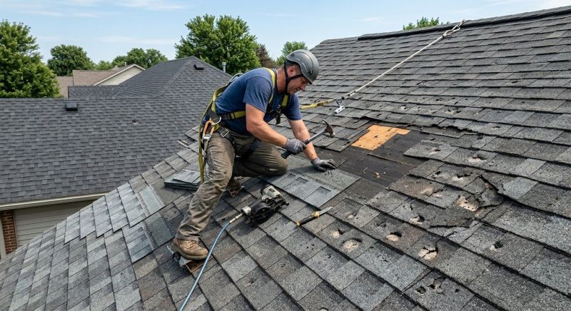 House Roof Repair in Utica, MI