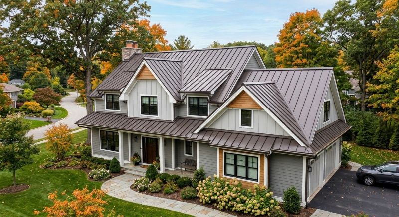 Metal Roof Replacement in Lake Orion, MI