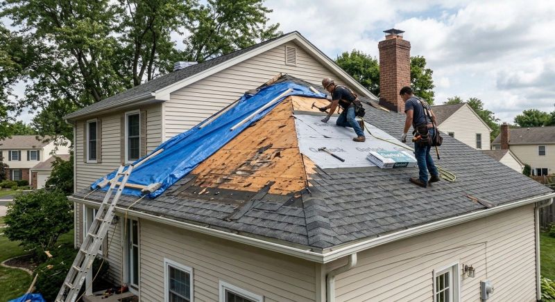 Roof Damage Repair in Fenton, MI