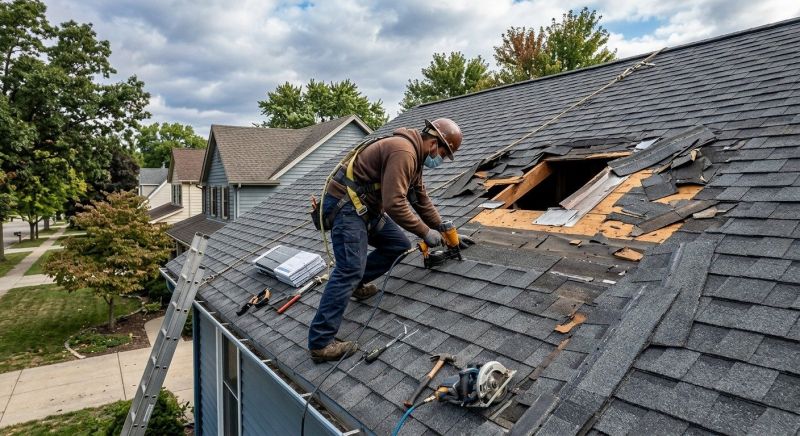 Roof Damage Repair in Lake Orion, MI