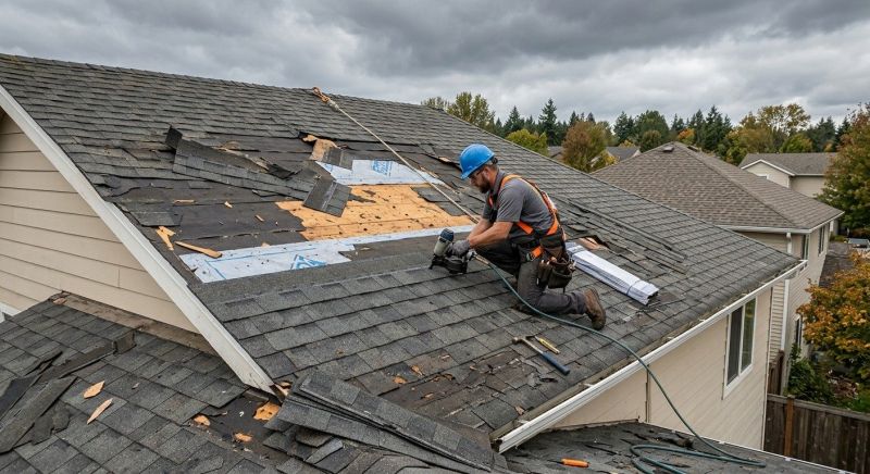 Roof Damage Repair in Utica, MI