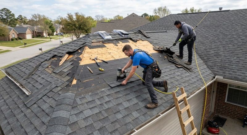 Roof Damage Restoration in Commerce Township, MI