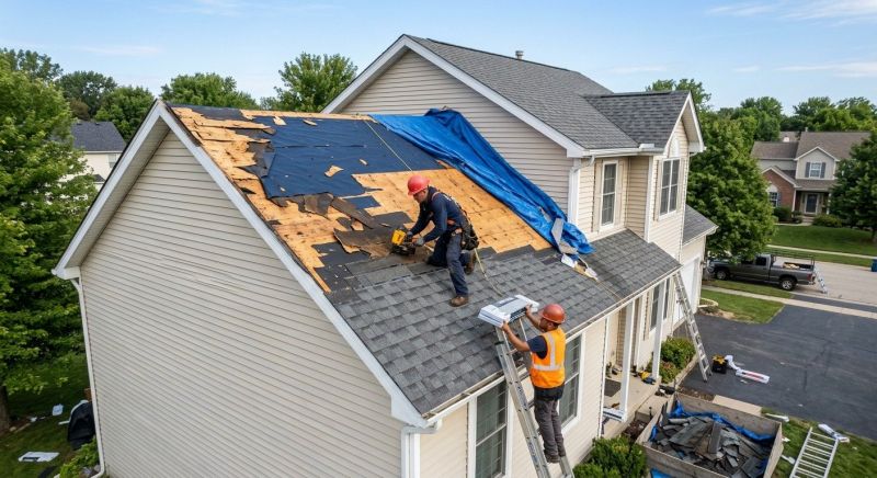 Roof Damage Restoration in Davison, MI