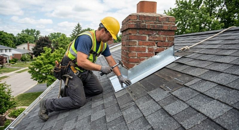 Roof Flashing Installation in Troy, MI