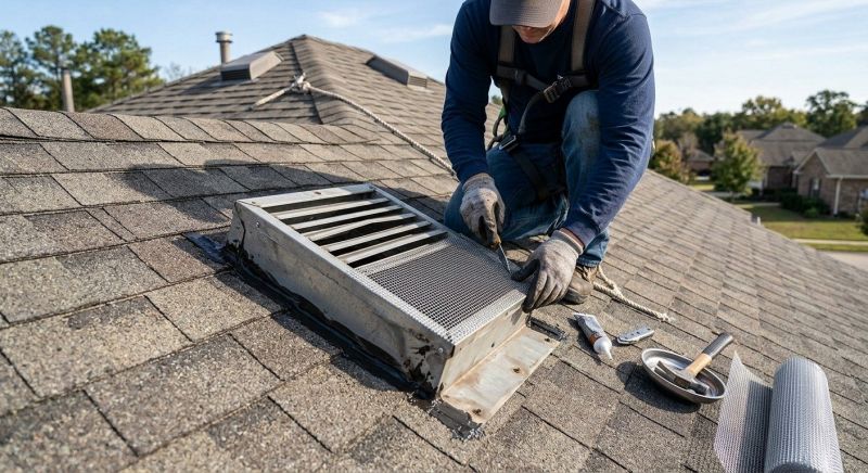 Roof Vent Flashing Repair in Lake Orion, MI