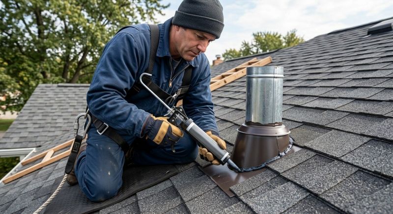 Roof Vent Flashing Repair in Lake Orion, MI