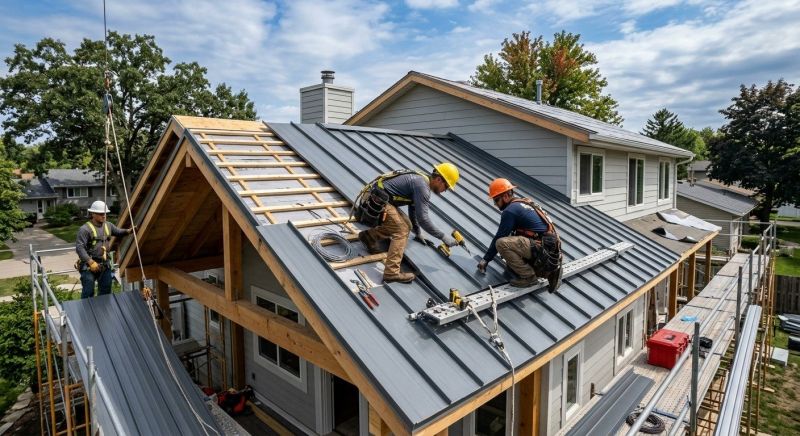 Steel Roof Installation in Lake Orion, MI