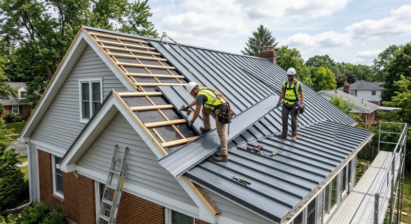 Steel Roof Installation in Lake Orion, MI