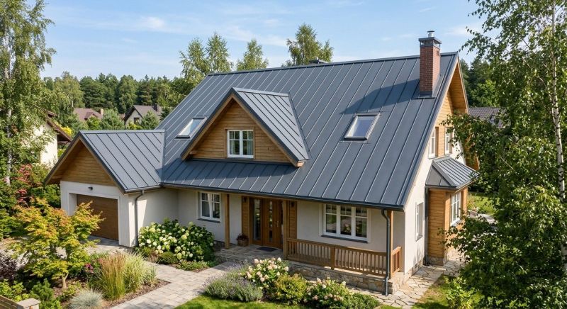 Steel Roof Replacement in Hartland, MI
