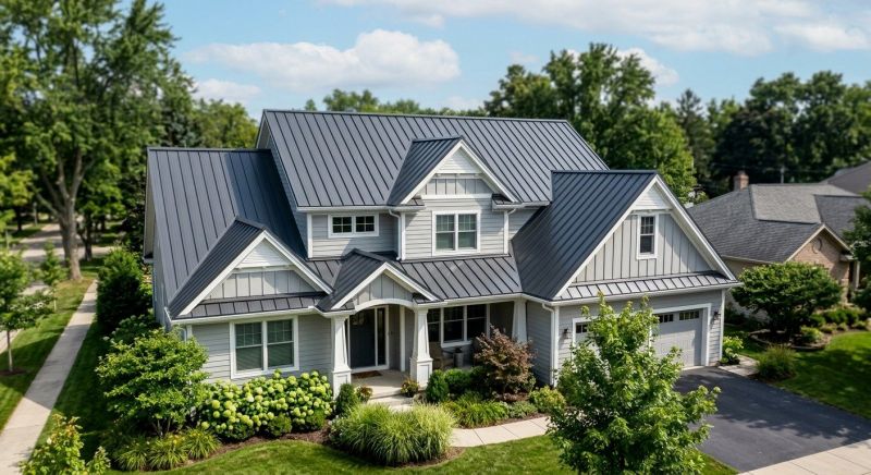 Steel Roof Replacement in Lake Orion, MI