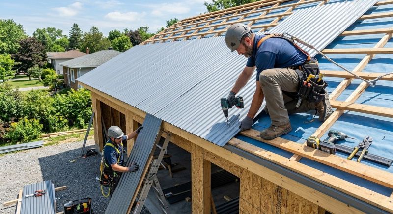 Tin Roof Installation in Bloomfield Hills, MI